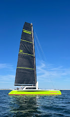 Green performance multihull sailing at speed